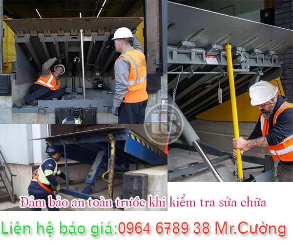 Lưu ý an toàn khi sửa chữa Dock leveler